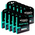 Wilkinson Quattro 4 Skin Protection Rasierklingen, 8er Pack x 10