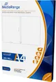 50 MediaRange DVD 7mm Slim Case Einleger Insert Inlay bedruckbar weiß matt