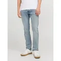 Jack & Jones Slim-fit-Jeans JJIGLENN Slim-Fit mit Stretch und praktischer 5-Pocket-Form Baumwollmischung, slim fit blau 29