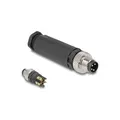 60530 - M8 Steckverbinder A-kodiert 4 Pin Stecker zur Montage mit Schraubanschlus