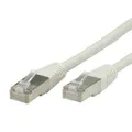 VALUE Netzwerk Kabel LAN Cat5e RJ45 Patchkabel FTP 2m geschirmt Grau