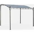 sweeek - Wand-Pergola 3x2,5 m - Grau - Grau