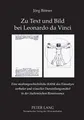 Jörg Bittner Zu Text und Bild bei Leonardo da Vinci (Taschenbuch)