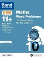 Bond 11+: CEM Maths Word Problems 10 Minute Te by Hughes, Michellejoy 019275940X