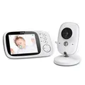 GHB Babyphone Kamera 3,2 Zoll Baby Monitor Babyphone Video LCD Farbe Baby Überwachung 2,4 GHz Bidirektionale Kommunikation Nachtsicht