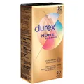Frei Haus: Durex NUDE 10 Markenkondome aus Latex ultradünn hauchzart gefühlsecht