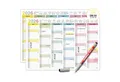 TOBJA Wandkalender Abwischbarer Wandkalender 2026 A4 - Bunt, Tafelkalender inkl. 1 Stift Kalender A4 abwischbar