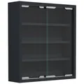 VCM Hängevitrine "Agisa", BxHxL: 37 x 40 x 10 cm - grau