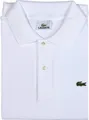 Lacoste Klassisches Logo-Poloshirt, Weiß XXL