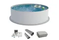 Fresh-Pool Rundpool Fresh-Pool Profi Stahlwandpool Set rund, 350x120 c (1-tlg), UV-stabilisierte PVC Folie