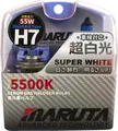 MARUTA SUPER WHITE H7 55W 5500K Xenon-Effekt Halogenlampe Abblendlicht ECE