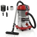 STAHLMANN VAC3300 Industriestaubsauger 3300W | Steckdose mit Automatik (2000W) | Blasfunktion | 21kPa Saugleistung | Nass- & Trockensauger 30L | Werkstattsauger ohne Beutel | Baustellen-Sauger