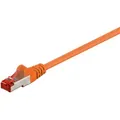 Goobay - Cat 6 Patchkabel, S/ftp (pimf), Orange, Kupferleiter (cu), Halogenfreier Kabelmantel (lszh). Kabellänge 5 M