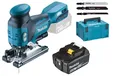 Makita DJV181Z Akku-Stichsäge Pendelhub 18V DJV181 + 1x Akku 18V 6Ah im Makpac