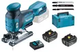 Makita DJV181Z Akku-Stichsäge 18V DJV181 + 2x Akku 6Ah + Ladegerät + Makpac 3
