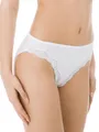 CALIDA Etude Toujours Slip, Unterhose Damen, Regular Cut, aus hochwertiger Supima-Baumwolle, mit feinem Nadelzug Weiss 48-50