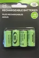 Wiederaufladbare Batterien 4x 2/3 AA 10mAh fr Produkte Solar