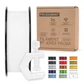 Prusament Prusa PETG-Signal-Filament, weiß, 1,75 mm, 1 kg Spule, Durchmessertoleranz +/- 0,02 mm