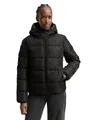 TOM TAILOR Denim Damen Puffer-Jacke mit Kapuze