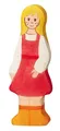 Holztiger 80550 Tochter Mädchen 10 cm Holzfiguren Serie Menschen