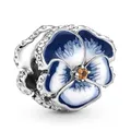 Pandora Blaues Stiefmütterchen Charm 790777C02 Anhänger