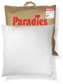 PARADIES Kopfkissen 80x80 cm mit Reißverschluss - Softy Top Bio medium mit Aloe Vera, mittelfestes Schlafkissen, veganes Kissen