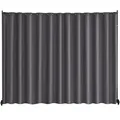 VEVOR Raumteiler Trennwand Paravent Stellwand Einzelpanel, Tragbarer Sichtschutz für Büro Schlafzimmer Esszimmer Arbeitszimmer Balkon, Raumtrenner Rollbar (308,5 x 45 x 245,5 cm), Grau