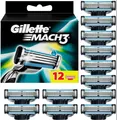 Gillette Mach3 Rasierklingen 12 Stk. Klingen Ersatzklingen