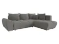 Mirjan24 Ecksofa Fureniz mit Bettkasten, 4 Sitzer L-Form Sofa mit Schlaffunktion, Eckcouch für Wohnzimmer, Couch mit Bettfunktion (Velo 635, Seite: Rechts)
