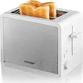 Cloer 3211 - Toaster - elektrisch - 2 Scheibe - Weiß / Edelstahl (3211)