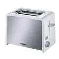 Cloer 2-Schlitz-Toaster mit Brötchenaufsatz weiß / edelstahl