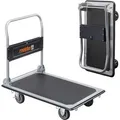 Meister Transportwagen 8985540, klappbar, 910 x 610mm, mit Feststellbremse, Tragkraft 300kg