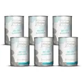 MjAMjAM - Premium Nassfutter für Katzen - zarte Ziege an leckeren Möhrchen, 6er Pack (6 x 400 g), getreidefrei mit extra viel Fleisch
