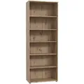 Regal, Eiche Artisan, Holzwerkstoff, 5 Fächer, 73.7x197.5x34.8 cm, Typenauswahl, Beimöbel erhältlich, stehend, Wohnzimmer, Regale, Bücherregale