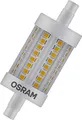 OSRAM Dimmbare LED Stablampe mit R7s Sockel, LED-Röhre mit 8,50 W, Ersatz für 75W-Glühbirne, Warmweiß (2700K)