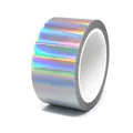 10m Zierstreifen 30mm Hologramm Silber Auto Motorrad Dekorstreifen Folie