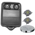 Auto Schlüssel Funk Fernbedienung 1x Gehäuse 2 Tasten + 1x CR2032 Batterie + 2X Mikrotaster für Ford
