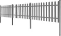 vidaXL Lattenzaun mit Pfosten 3 Stk. WPC 600x60 cm