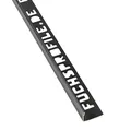 Fuchs PREMIUM Fliesenschiene Winkelprofil V2A Edelstahl anthrazit gebürstet, 8mm x 2,5m - 1 stück