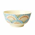 RICE: Two Tone Schüssel aus Melamin, Flower Fan, MELBW-FLFA, 15 cm 