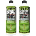 Petec 2x Werkstattreiniger Reiniger Konzentrat 1L