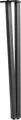Primaster Tischbein Hairpin schwarz 10 x 80 cm