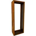 Kaminholzregal Brennholzregal Edelrost 115x40x25 cm Holzregal Rost Cortenstahl - Rot/Braun