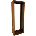 Kaminholzregal Brennholzregal Edelrost 115x40x25 Cm Holzregal Rost Cortenstahl