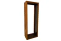 ESTEXO Kaminholzregal Brennholzregal Edelrost 115x40x25 cm Holzregal Rost Cortenstahl