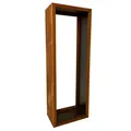 Kaminholzregal Brennholzregal Edelrost 115x40x25 cm Holzregal Rost Cortenstahl
