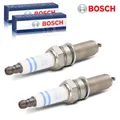 2X BOSCH 0242140512 ZÜNDKERZE FÜR MERCEDES-BENZ W203 W204 C204 CL203 S203 S204