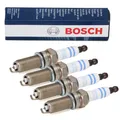 4x BOSCH 0242140512 YR6NPP332 Zündkerze für MERCEDES W203 W204 W211 W212 M271