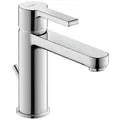 Duravit Waschtischarmatur B.2 Einhebel Ausladung 139 mm mit Zugstangen-Ablaufgarnitur - Chrom