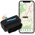 OBD (2G) GPS-Tracker (europaweite Datenflat für 12 Monate) schwarz